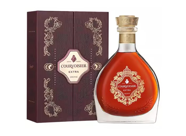 回收拿破仑至尊EXTRA馥华诗干邑白兰地700ml礼盒装Courvoisier洋酒