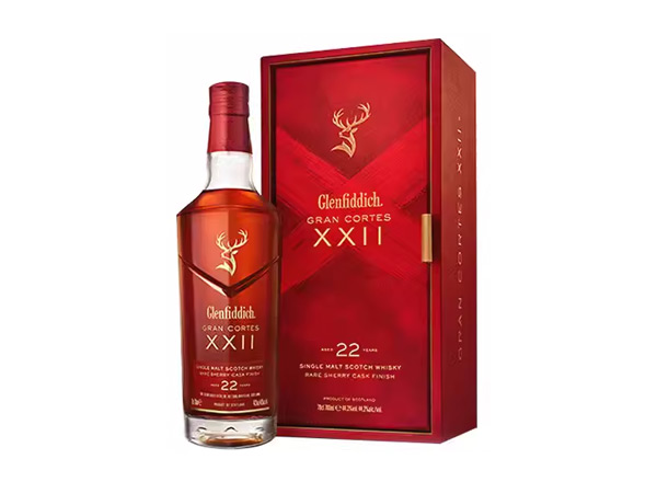 回收格兰菲迪22年璀璨珍藏版威士忌700ml礼盒装Glenfiddich XXII苏格兰威士忌