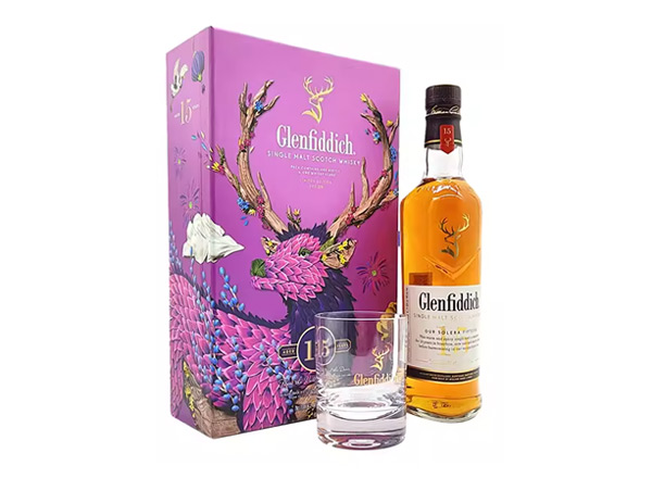 收购格兰菲迪15年威士忌福鹿礼盒装Glenfiddich苏格兰威士忌700ml上门回收