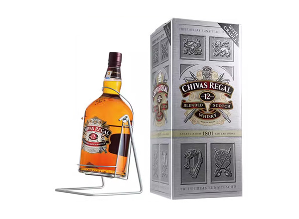 芝华士12年威士忌回收4500ml 9斤装4.5L进口Chivas Regal洋酒礼盒