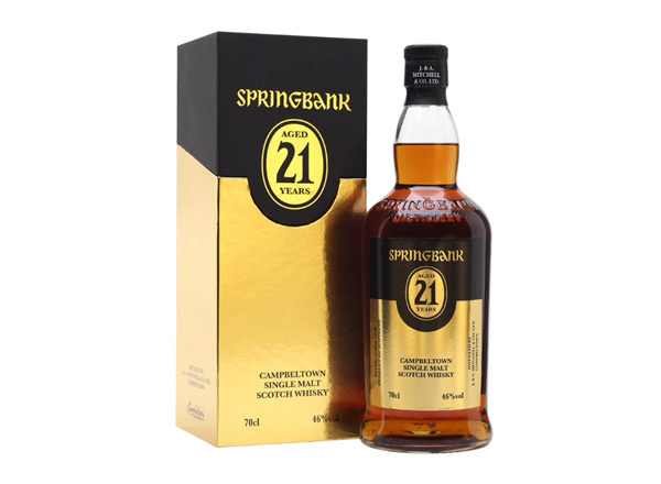 SpringBank云顶21年威士忌回收苏格兰单一麦芽威士忌700ml进口洋酒收购