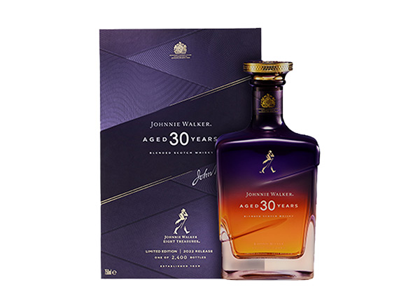 Johnnie Walker尊尼获加30年回收尊尼获加威士忌紫金臻选750ml礼盒装洋酒收购约翰走路中国限量版