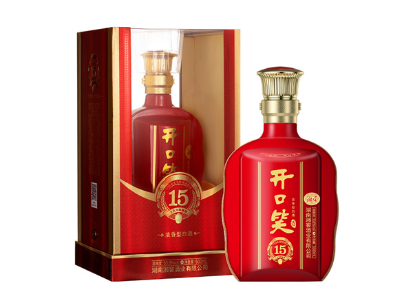 湘窖开口笑15陈酿16回收开口笑酒十五年陈酿酒开口笑15大喜版上门收购价格高