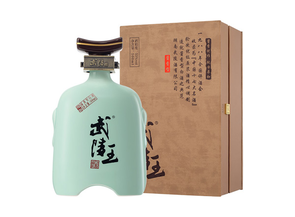 武陵酒武陵王回收武陵王文王/武王53度500ml礼盒装行情价格