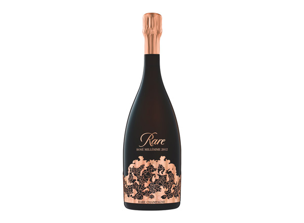 白雪香槟回收稀露香槟黑钻年份桃红香槟Rare Rose（礼盒装）