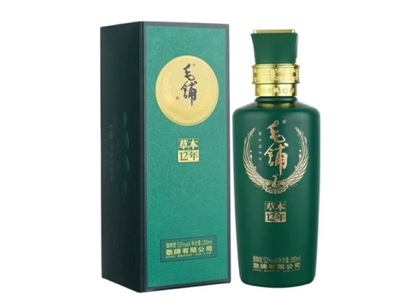 劲牌毛铺酒回收毛铺草本12年52度42度草本年份酒