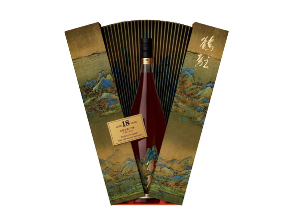 鹤驻18年黄酒回收鹤驻新花雕18年珍藏版千里江山图