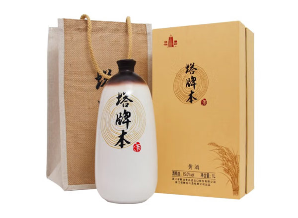 塔牌黄酒回收塔牌本酒500ml/1000ml绍兴黄酒花雕酒礼盒