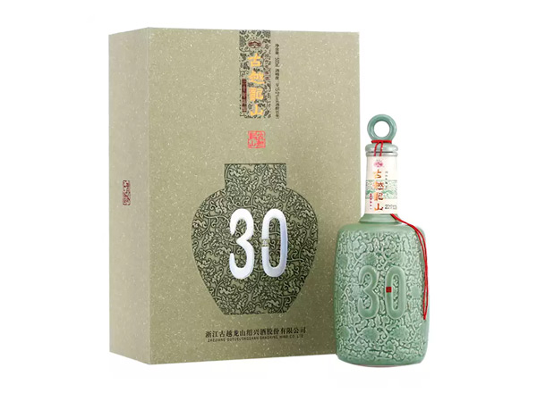 古越龙山30年黄酒回收古越龙山三十年陈酿花雕酒