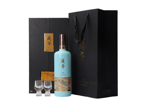 会稽山黄酒回收兰亭大师三十年陈酿1L礼盒装绍兴黄酒