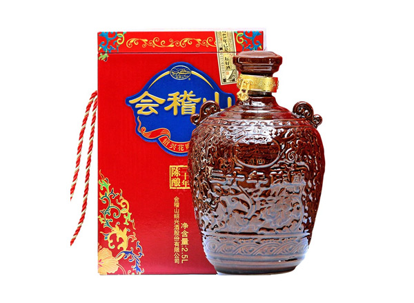 回收会稽山二十年黄酒陶坛20年陈酿2.5L花雕酒