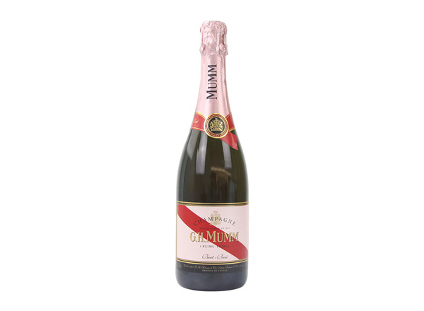 回收​玛姆红带香槟老款桃红玫瑰粉红玛姆香槟酒G.H. Mumm Brut Rose
