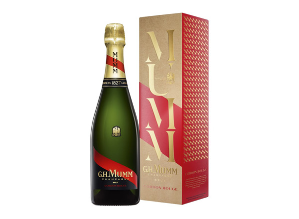 玛姆香槟回收风尚版玛姆红带香槟起泡酒G.H. Mumm Cordon Rouge Brut