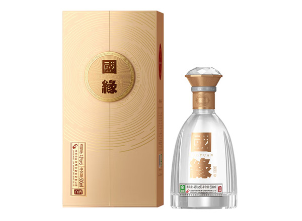 泉州今世缘酒回收第五代国缘对开柔雅型白酒42度