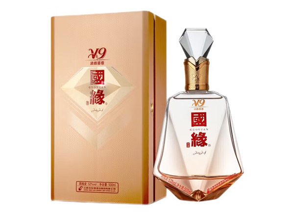 上海今世缘国缘V9回收清雅酱香型白酒52度42度