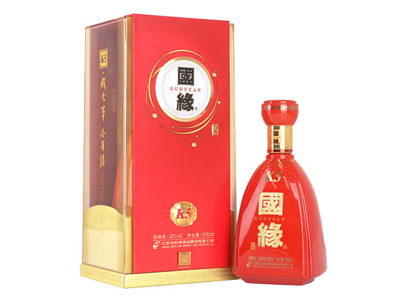 宜宾今世缘国缘K5回收幽雅醇厚型白酒42度
