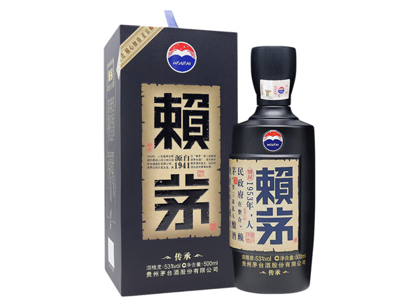 厦门回收赖茅传承蓝53度酱香型白酒500ml