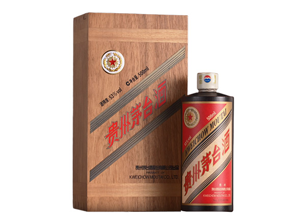 广州回收贵州茅台酒五星商标上市70周年纪念酒限量款酱香型白酒53度500ml木盒装