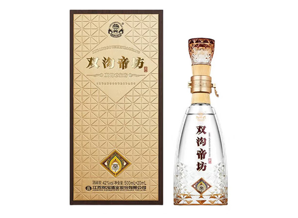 松原双沟帝坊回收双沟珍宝坊帝坊浓香型白酒42度500ml+20ml