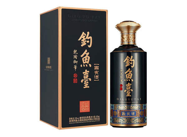 周口钓鱼台国宾酒一二三代回收酱香型白酒53度500mL