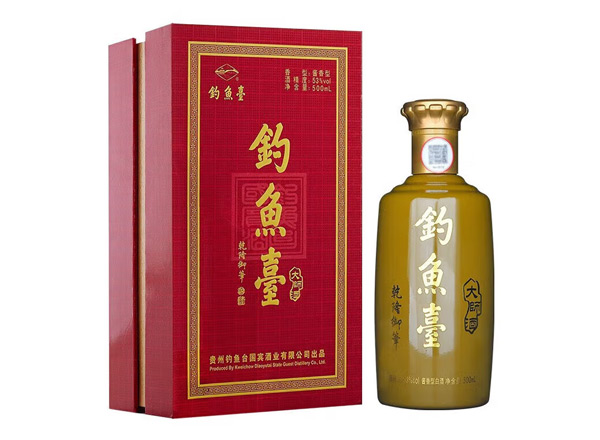 重庆钓鱼台大师酒回收53度酱香型白酒500mL