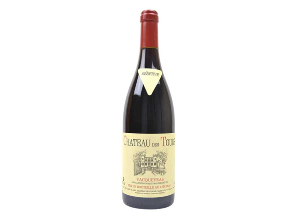 大足拉雅酒庄图尔斯古堡瓦给拉斯干红葡萄酒Chateau des Tours Vacqueyras