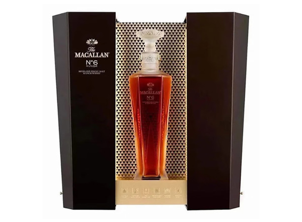 湖北麦卡伦No.6耀钻单一麦芽威士忌回收The Macallan No.6 Decanter Series in Lalique Single Malt Scotch Whisky
