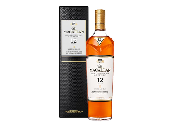 曲靖回收麦卡伦12年雪莉桶单一麦芽威士忌The Macallan 12 Year Old Sherry Oak Single Malt Scotch Whisky