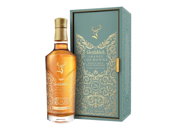 江门格兰菲迪26年璀璨单一麦芽威士忌回收Glenfiddich 26 Year Old Grande Couronne Cognac Finish