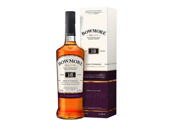 荆州回收波摩18年单一麦芽威士忌Bowmore 18 Year Old Single Malt Scotch Whisky