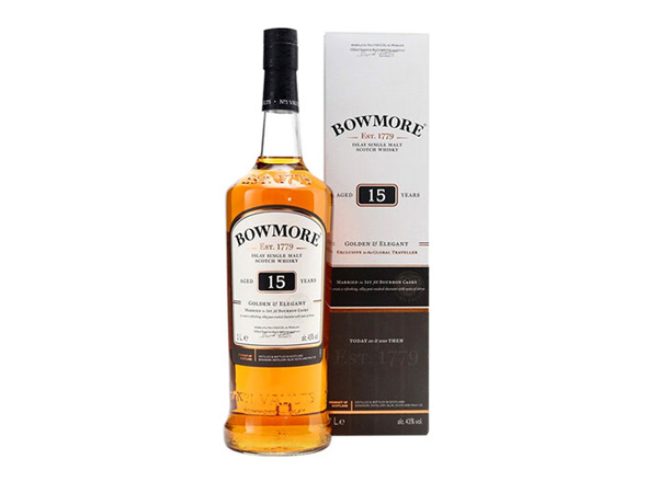 波摩15年单一麦芽威士忌回收Bowmore 15 Year Old Single Malt Scotch Whisky