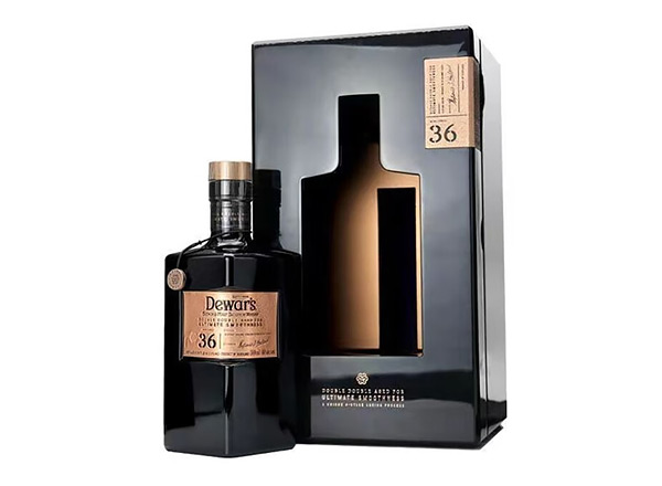 昆明回收帝王36年小批量二次方苏格兰调配威士忌Dewar’s Double Double 36 Years Old Blended Scotch Whisky