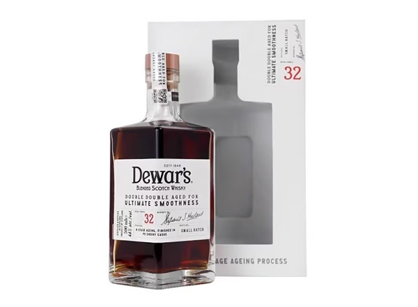 本地帝王32年小批量四次陈酿调配型苏格兰威士忌回收Dewar’s Double Double 32 Years Old Whisky