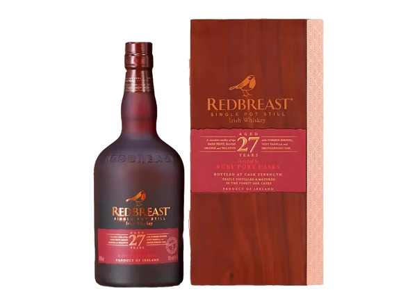 台州知更鸟27年桶强回收罗缤之舞单一壶式蒸馏爱尔兰威士忌Redbreast 27 Year Old Cask Strength Single Pot Still Irish Whiskey