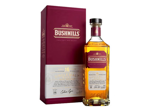 百世醇16年单一麦芽爱尔兰威士忌回收布什米尔洋酒Bushmills 16 Year Old Single Malt Irish Whiskey
