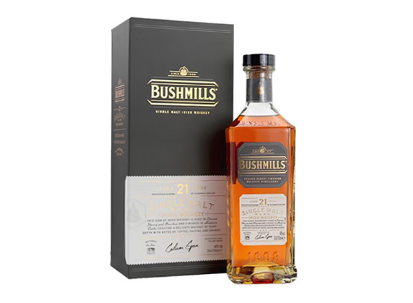 百世醇21年回收布什米尔单一麦芽爱尔兰威士忌Bushmills Aged 21 Years Single Malt Irish Whiskey