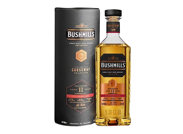 百世醇回收布什米尔11年单桶波美侯葡萄酒桶单一麦芽爱尔兰威士忌Bushmills 11 Year Old Pomerol Wine Barrels