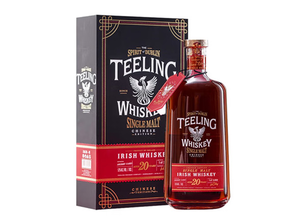 帝霖20年雪莉桶单一麦芽爱尔兰威士忌Teeling 20 Year Old Single Malt Irish Whiskey Sherry Cask Finish