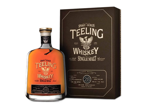 洛阳帝霖28年单一麦芽爱尔兰威士忌回收Teeling Vintage Reserve Collection 28 Year Old Single Malt Irish Whiskey