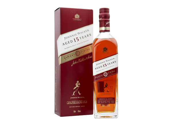 河北尊尼获加15年雪莉桶版调配威士忌回收Johnnie Walker Aged 15 Years Sherry Finish Blended Scotch Whisky