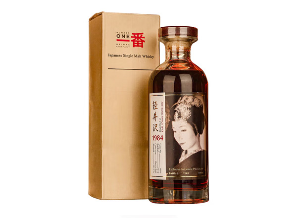 赣州轻井泽艺妓系列单一麦芽威士忌回收Karuizawa Geisha Label Single Malt Japanese Whisky