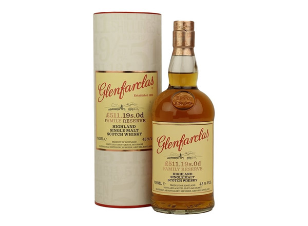 大足格兰花格511.19旧英镑家族珍藏单一麦芽威士忌回收Glenfarclas 511.19 Old Pence Family Cask