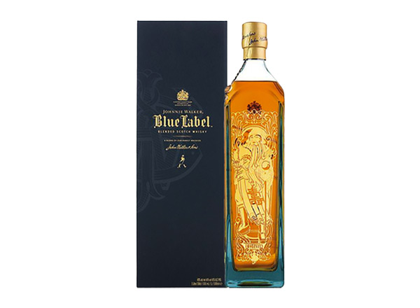 青岛回收尊尼获加蓝牌福禄寿星限定苏格兰威士忌（Johnnie Walker Blue Label "Fu Lu Shou" Limited Edition Blended Scotch Whisky
