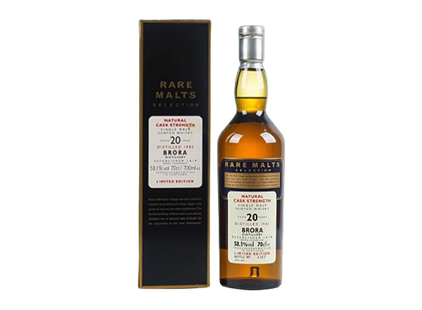 吉林RMS系列布朗拉20年回收大猫苏格兰单一麦芽威士忌Brora 20 Year Old Rare Malts Selection