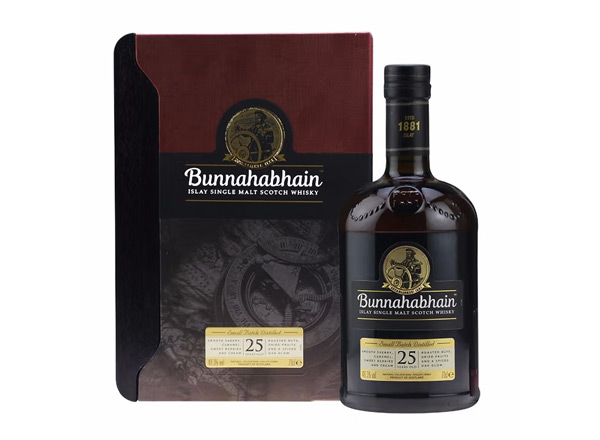 同城布纳哈本25年单一麦芽苏格兰威士忌回收Bunnahabhain 25 Year Old Single Malt Scotch Whisky
