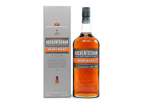 台州回收欧肯特轩心之桶单一麦芽威士忌Auchentoshan Heartwood Single Malt Scotch Whisky