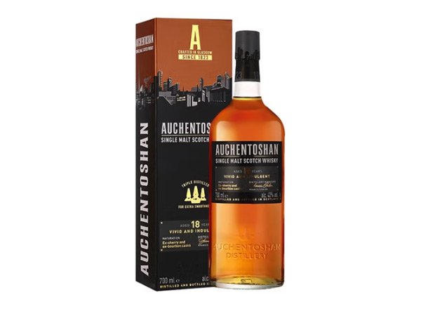 沧州欧肯特轩18年回收苏格兰低地单一麦芽威士忌Auchentoshan 18 Years Old Single Malt Scotch Whisky