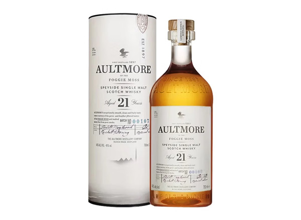 苏州回收欧摩21年单一麦芽威士忌Aultmore 21 Year Old Speyside Single Malt Scotch Whisky