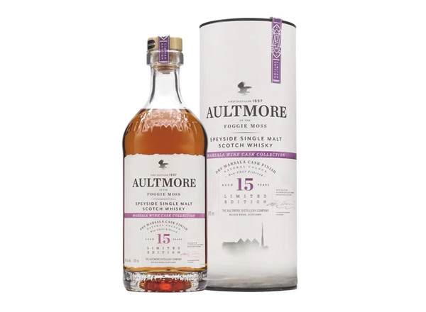 欧摩15年回收甜型/干型/红宝石玛莎拉桶单一麦芽威士忌Aultmore 15 Year Old Marsala Cask Finish Single Malt Scotch Whisky