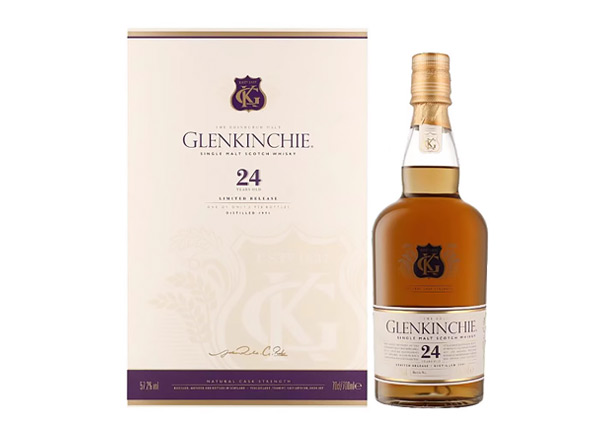 格兰昆奇24年桶强原酒单一麦芽威士忌回收Glenkinchie 24 Year Old Cask Strength Single Malt Scotch Whisky